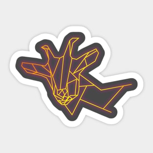 LOW POLY G.O.A.T. Sticker